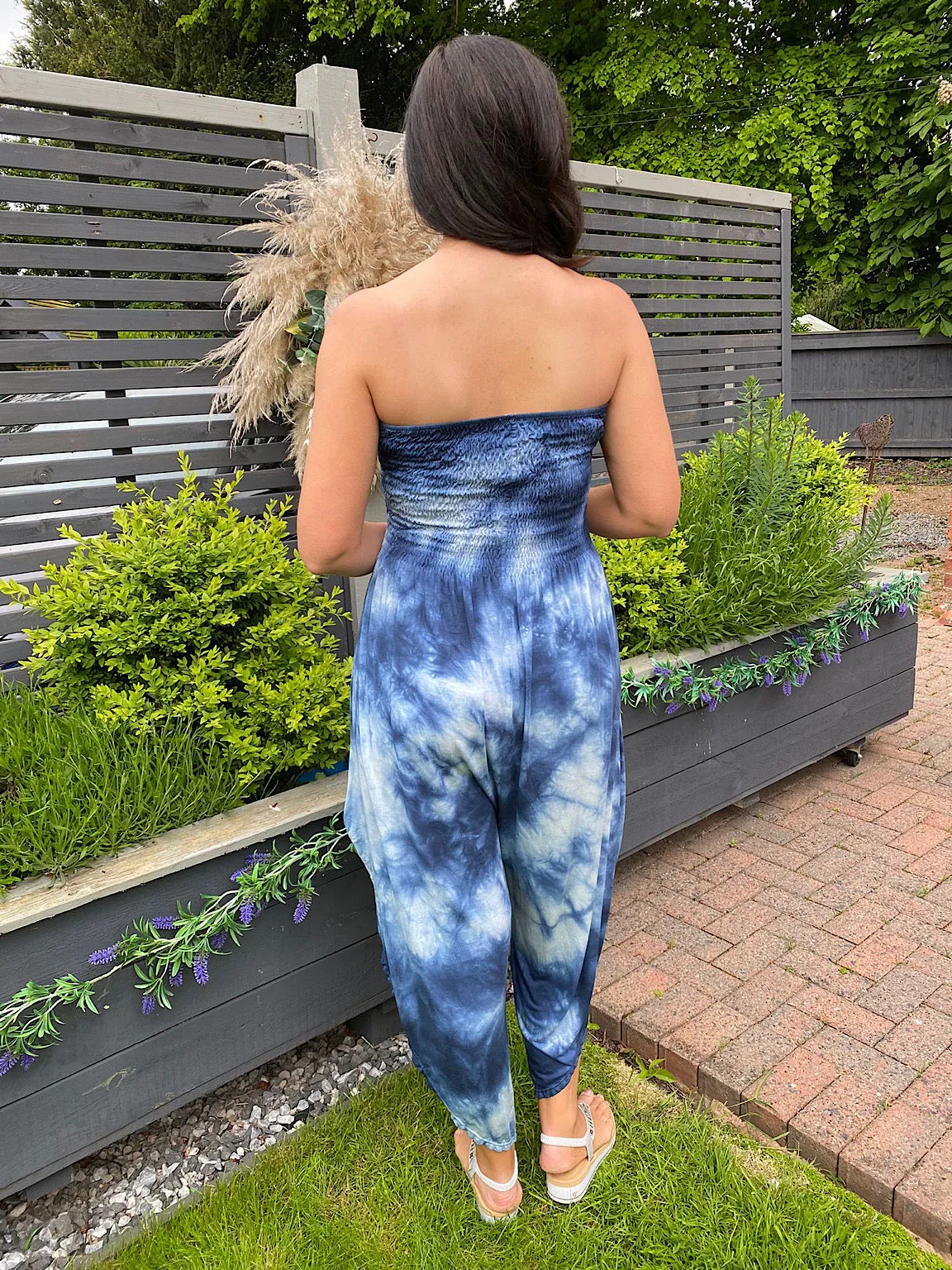 Strapless Tie Dye Jumpsuit Amy