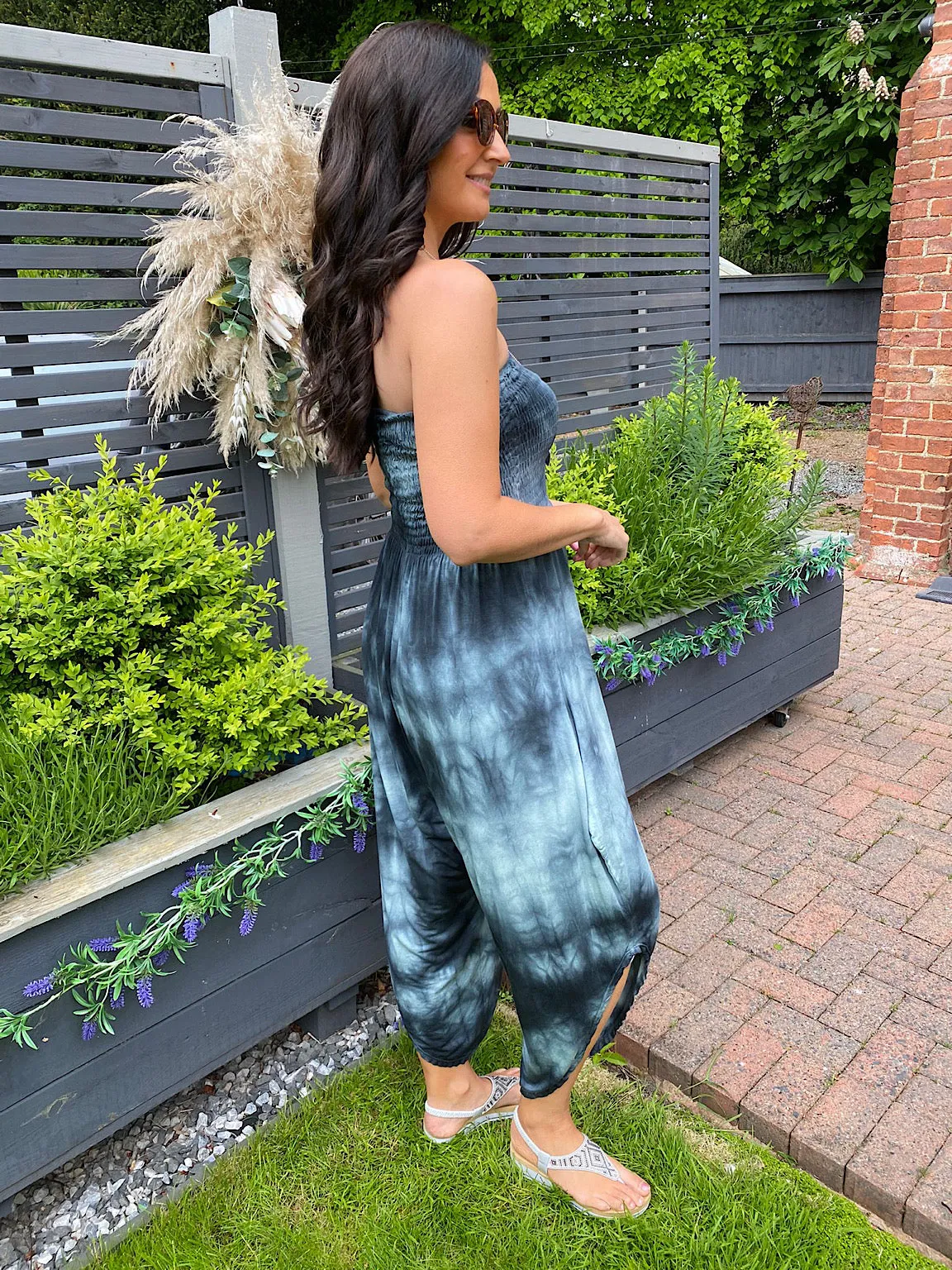 Strapless Tie Dye Jumpsuit Amy