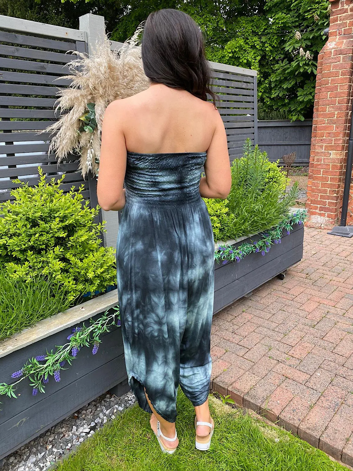 Strapless Tie Dye Jumpsuit Amy