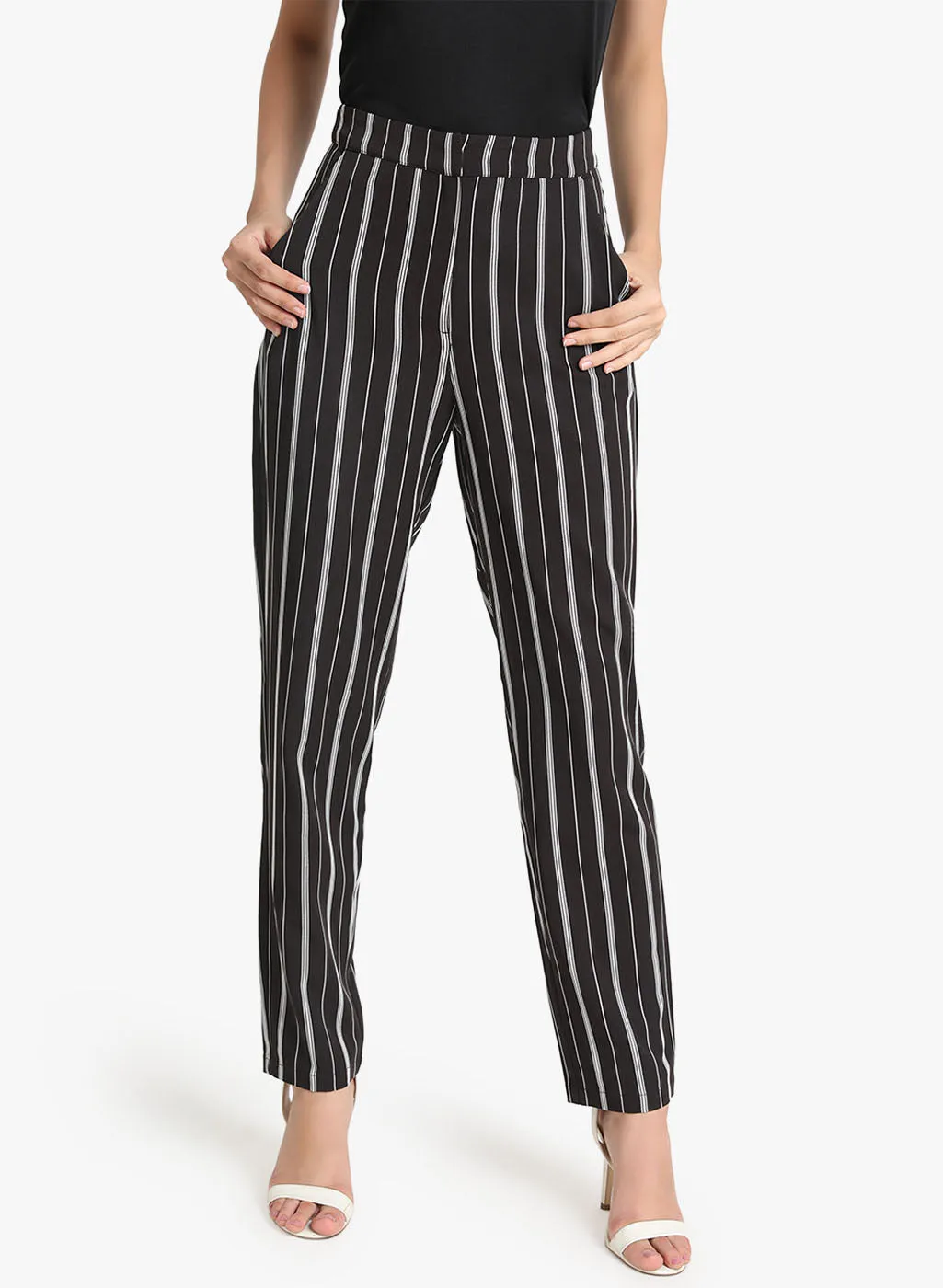 Striped Tappered Trouser