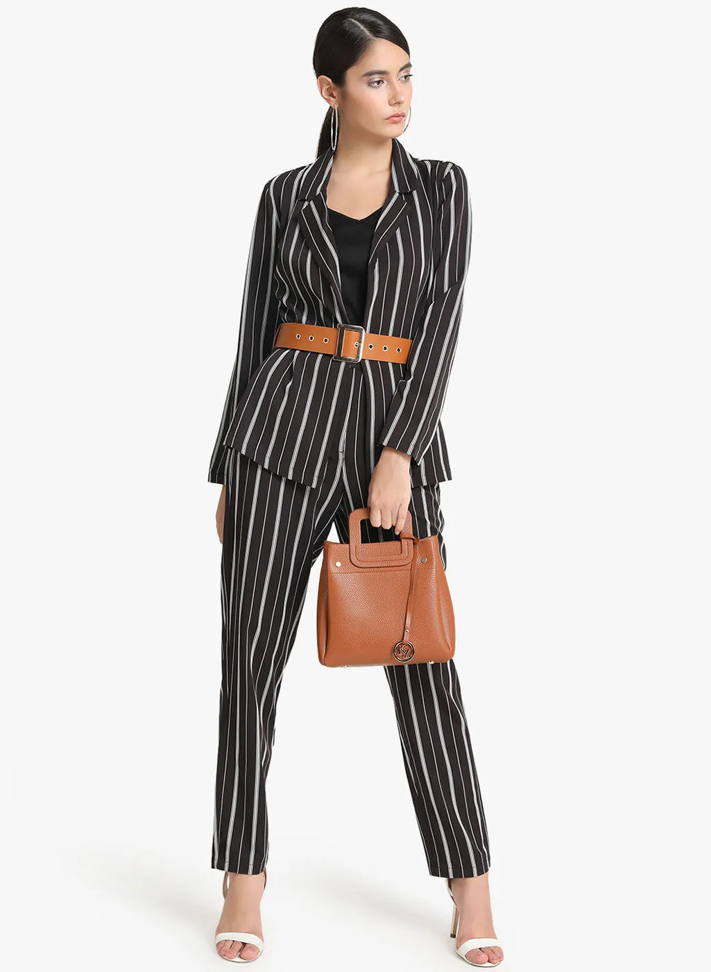 Striped Tappered Trouser