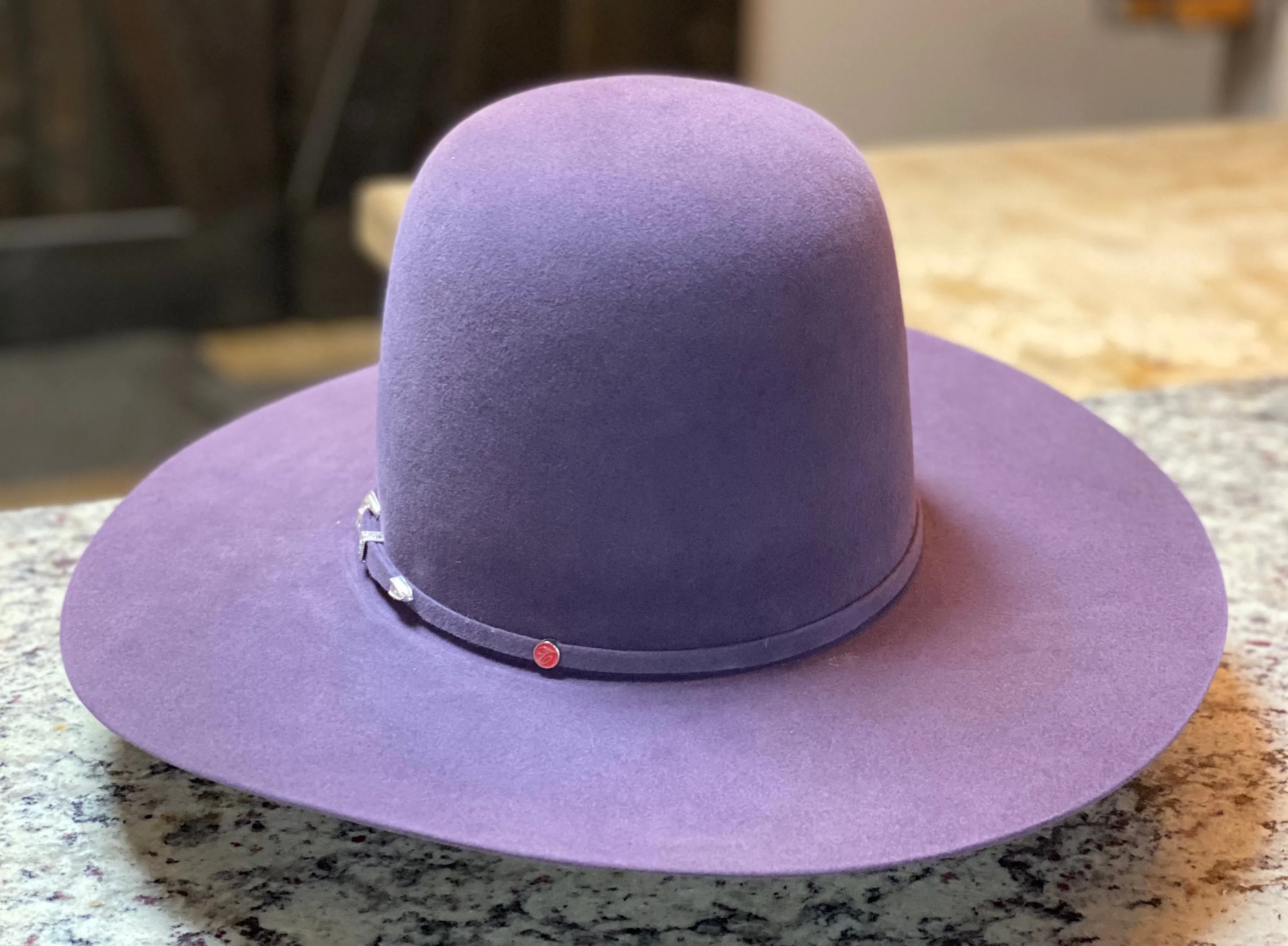 Tacchino - Open Crown Felt Hat - Lilac