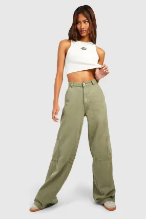 Tall Wide Leg Cargo Jeans