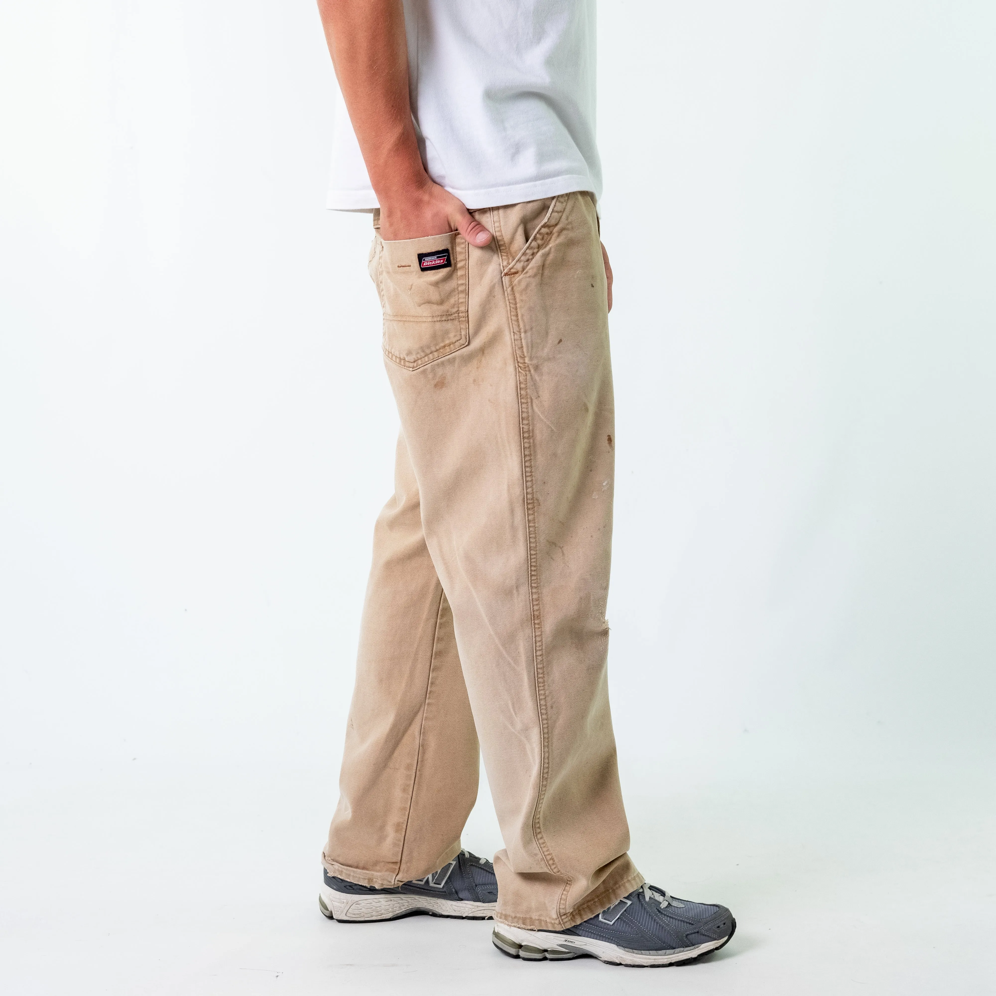 Tan 90s Dickies Denim Jeans Baggy Pants (36x30)