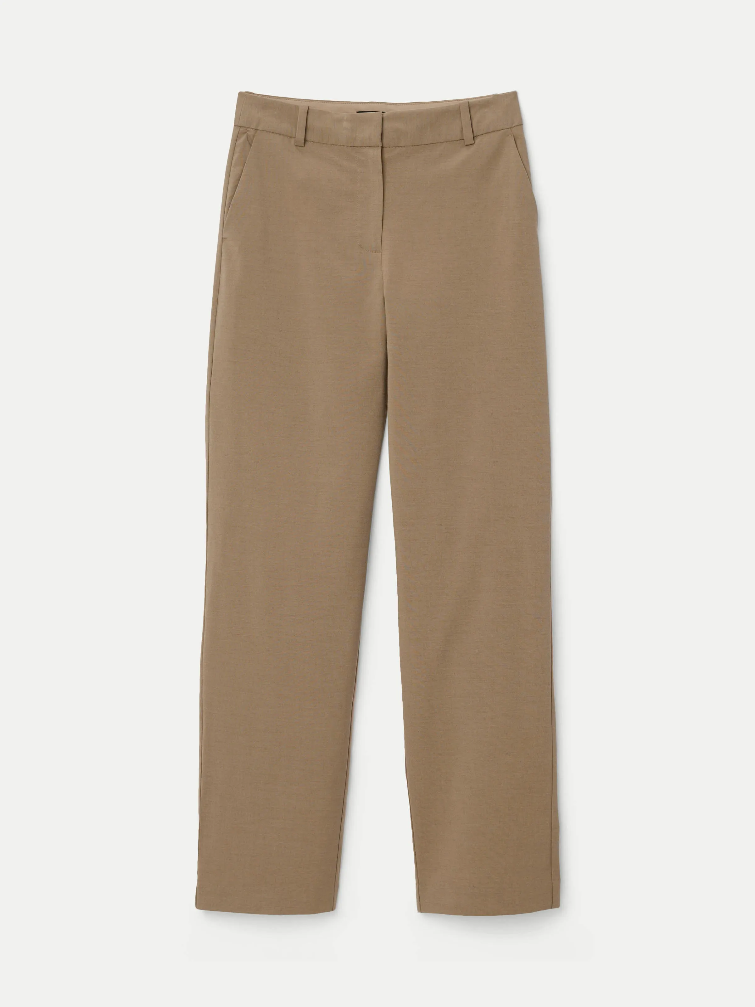 The Jane Straight Pant in Taupe