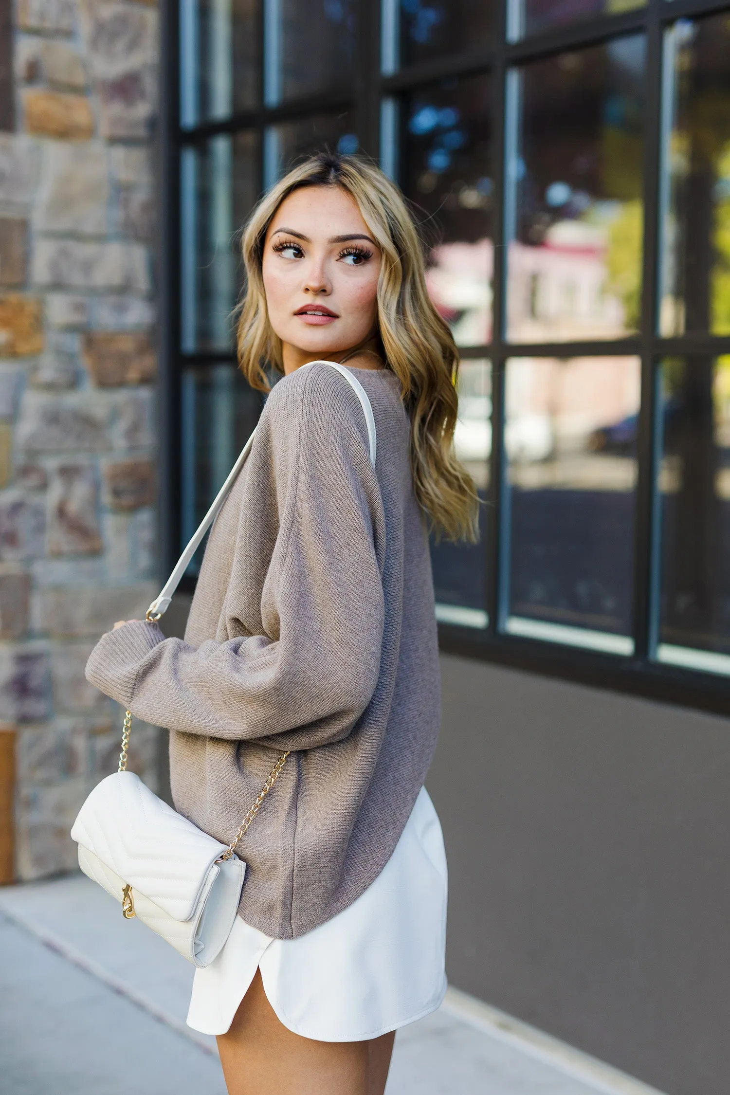 The Kendall Asymmetrial Sweater