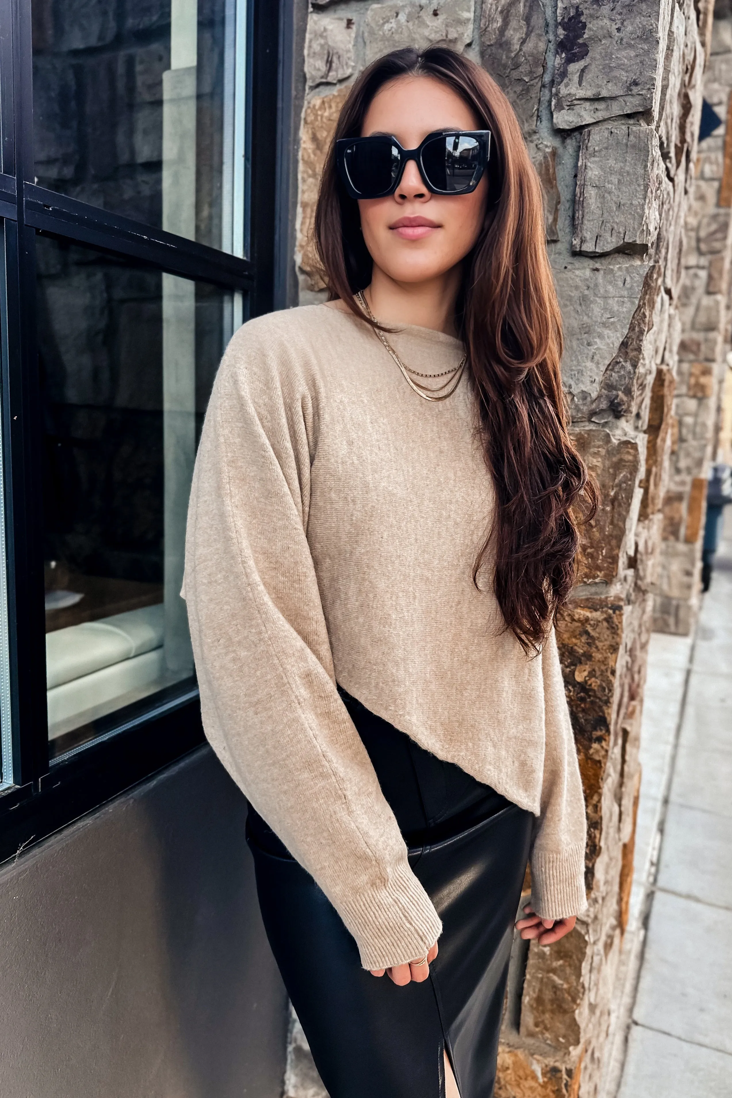 The Kendall Asymmetrial Sweater