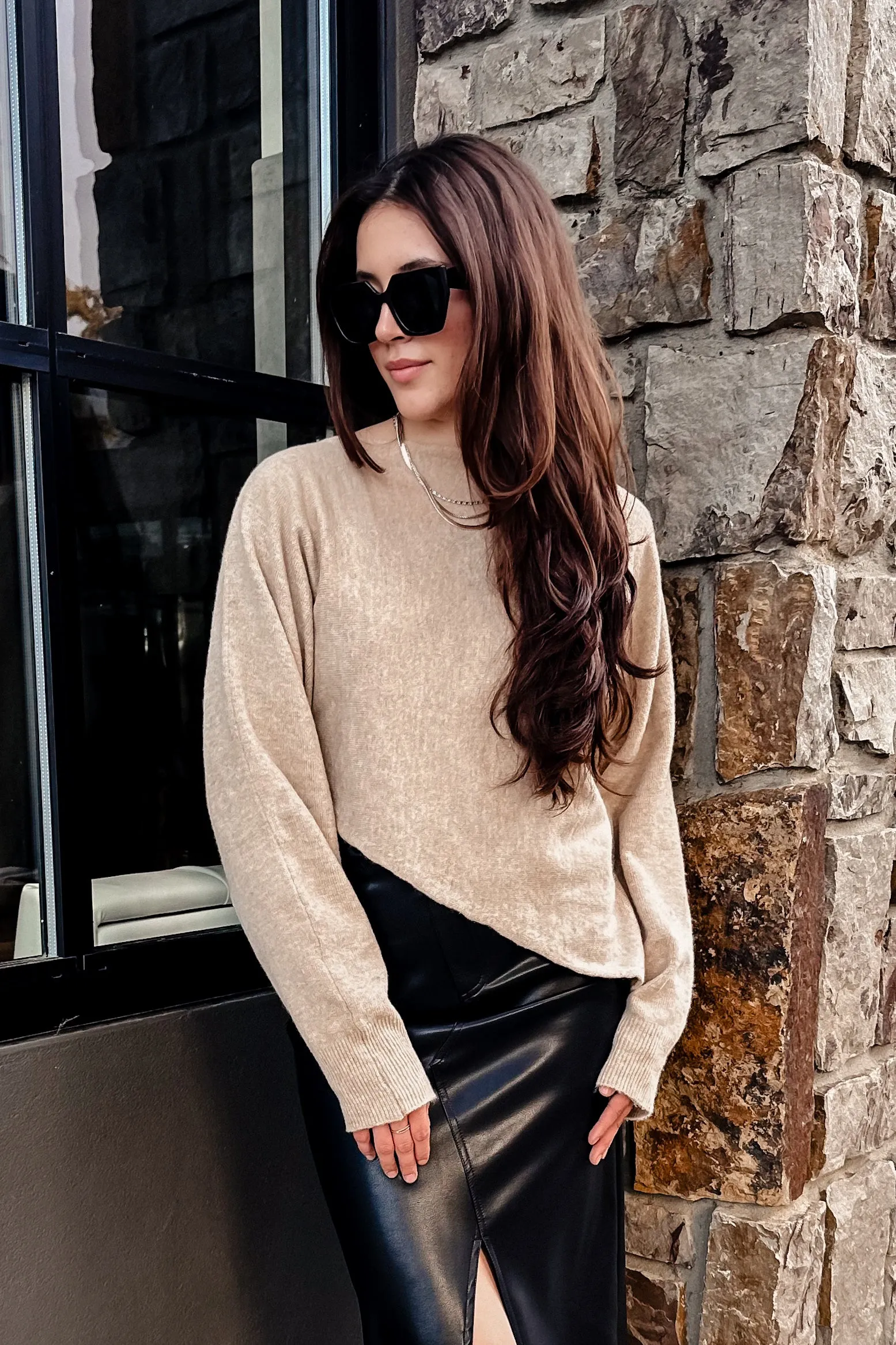 The Kendall Asymmetrial Sweater