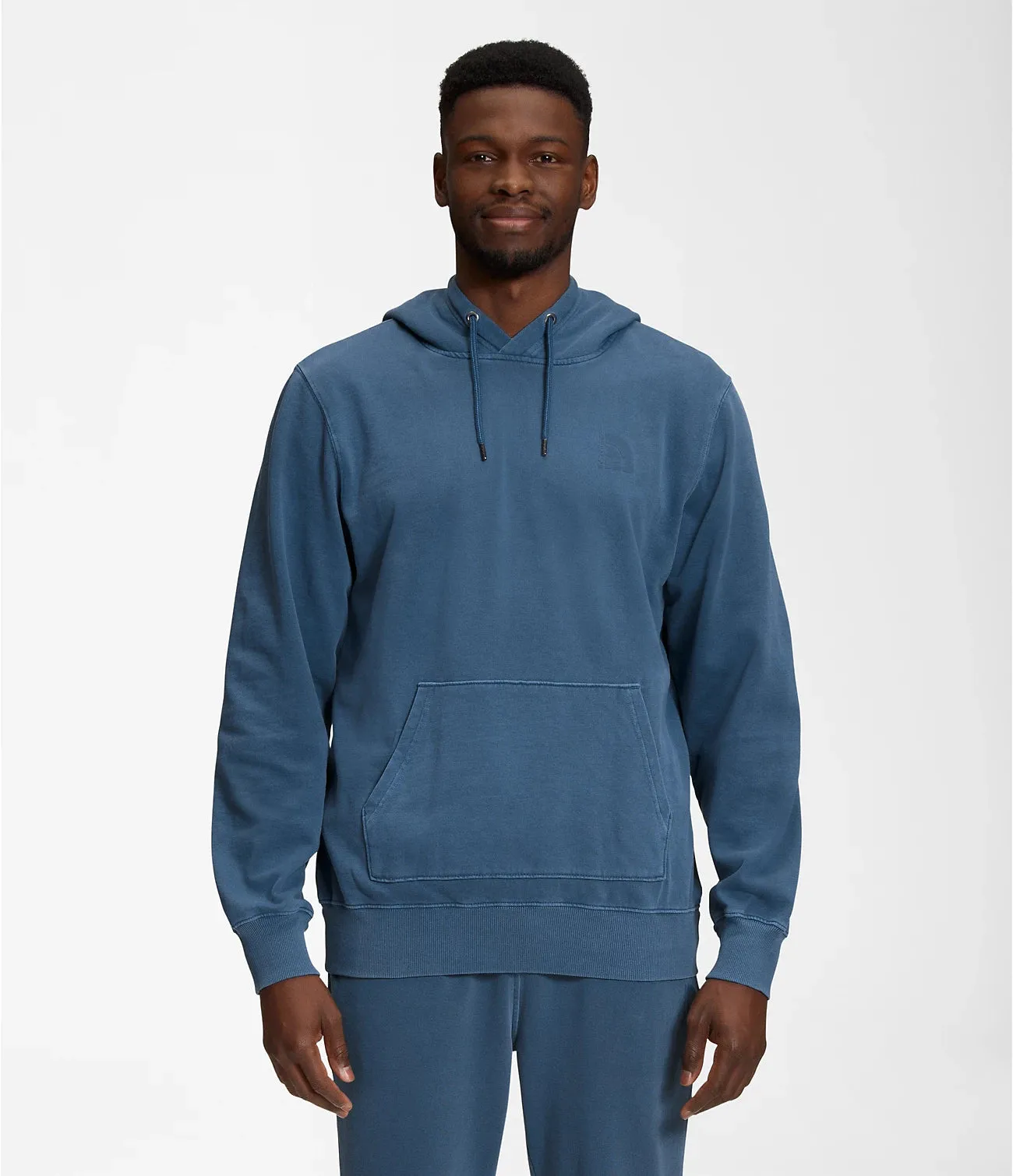 The North Face Men's Garment Dyed Hoodie Shady Blue