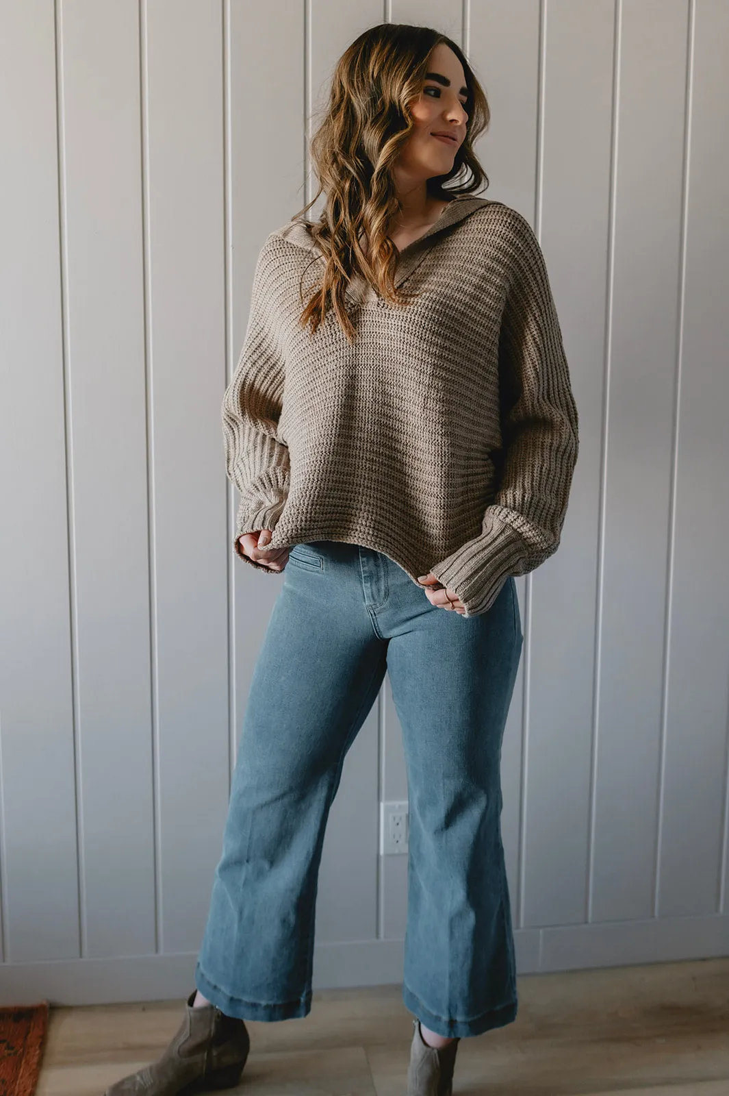 The Sierra Sweater - Taupe