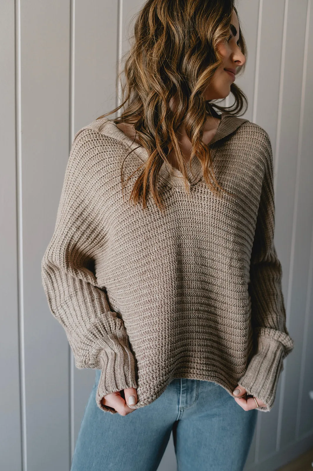 The Sierra Sweater - Taupe