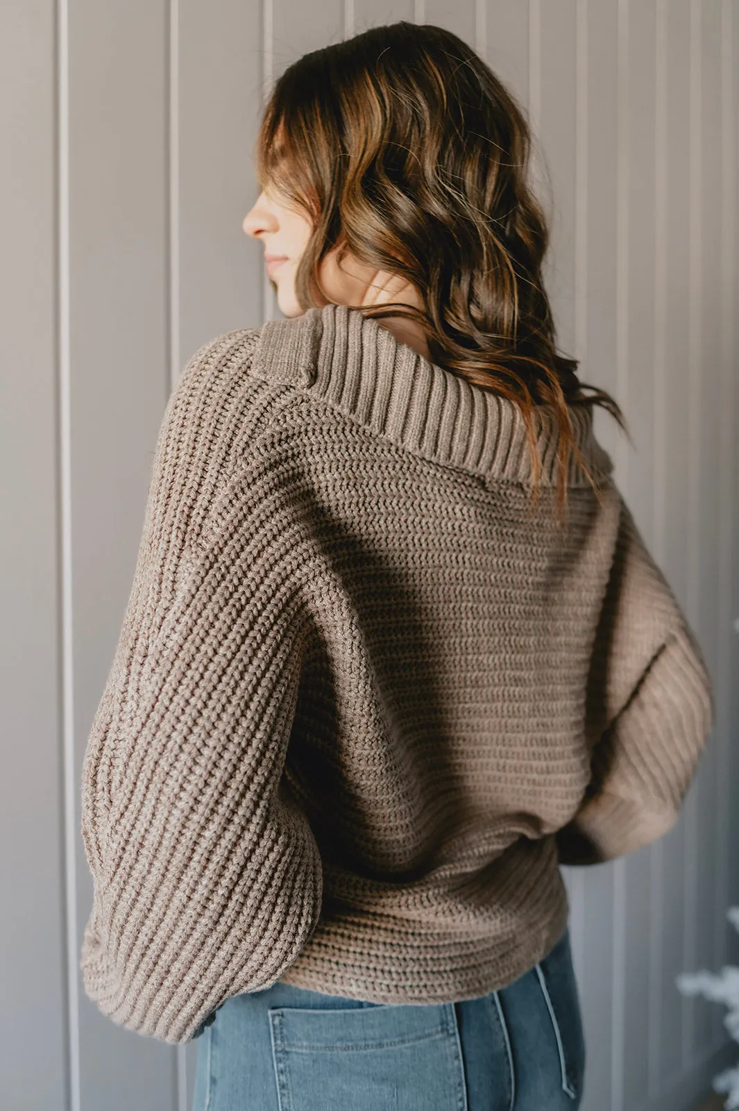 The Sierra Sweater - Taupe