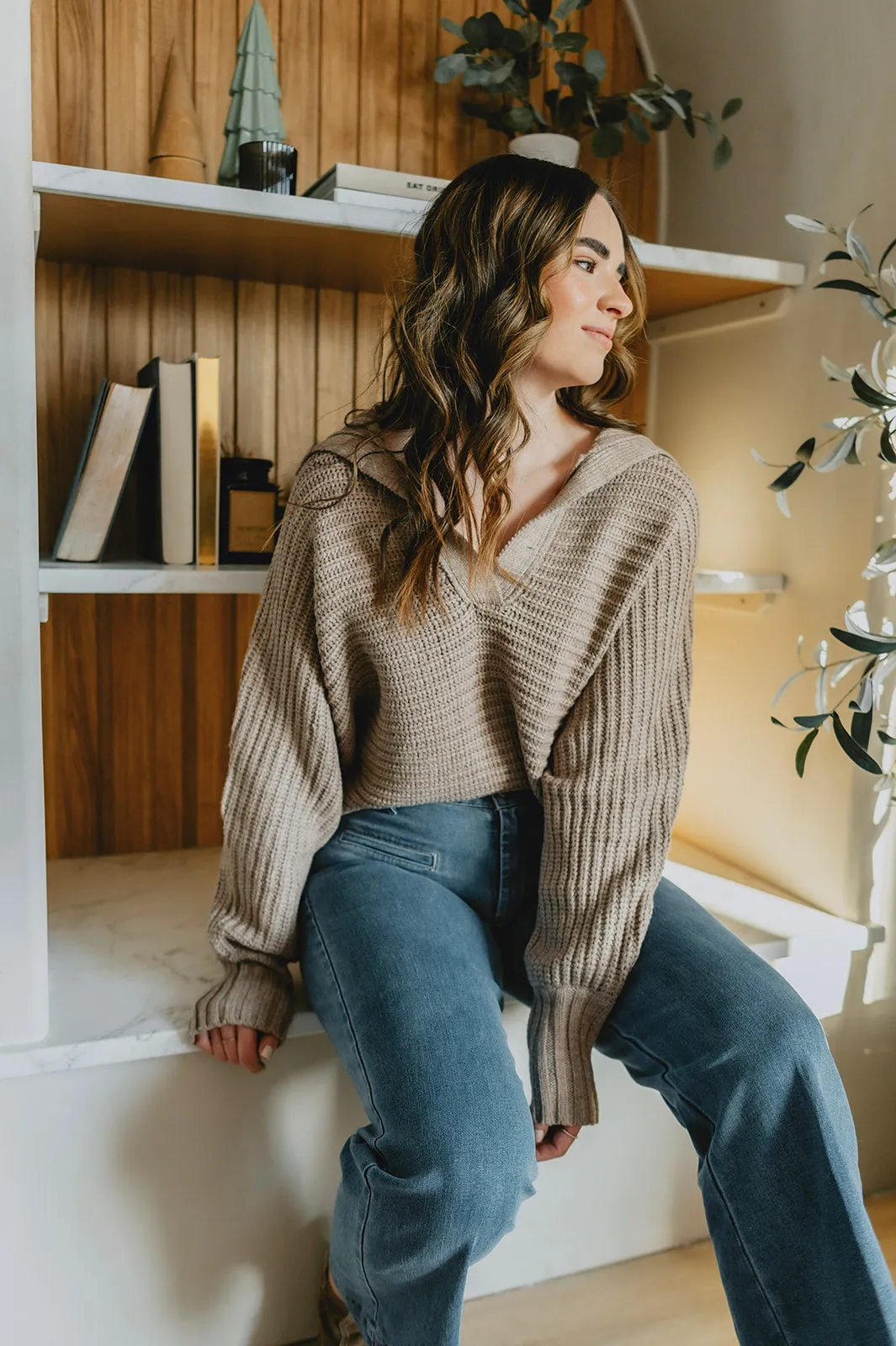 The Sierra Sweater - Taupe