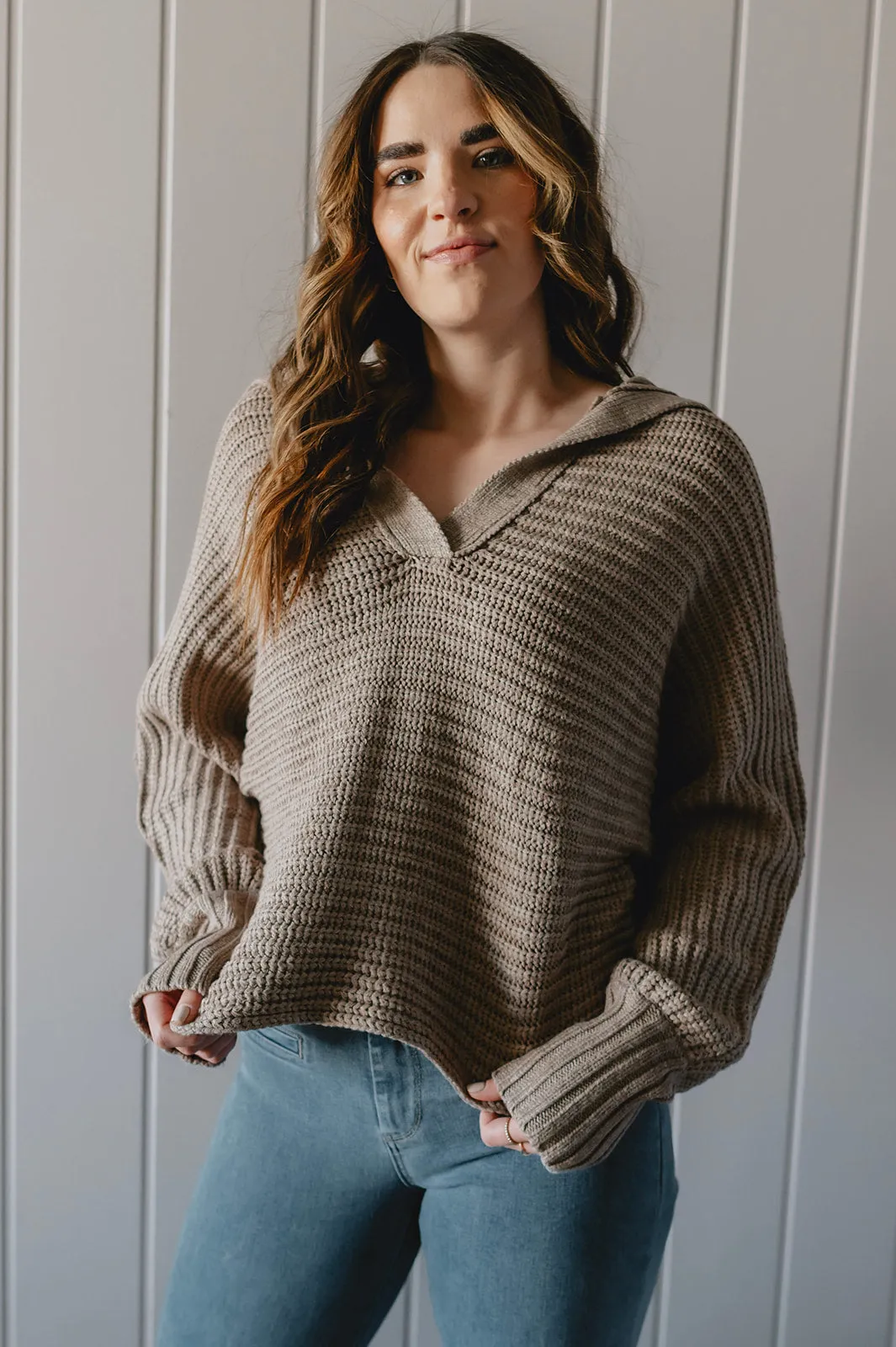 The Sierra Sweater - Taupe