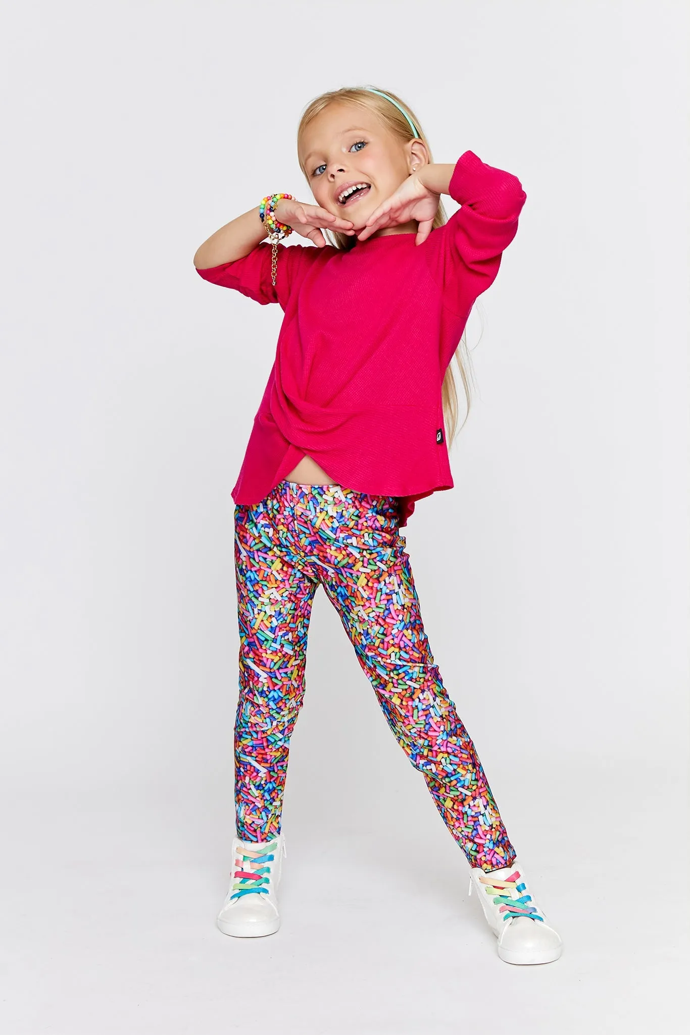 Toddler Leggings in Rainbow Sprinkles