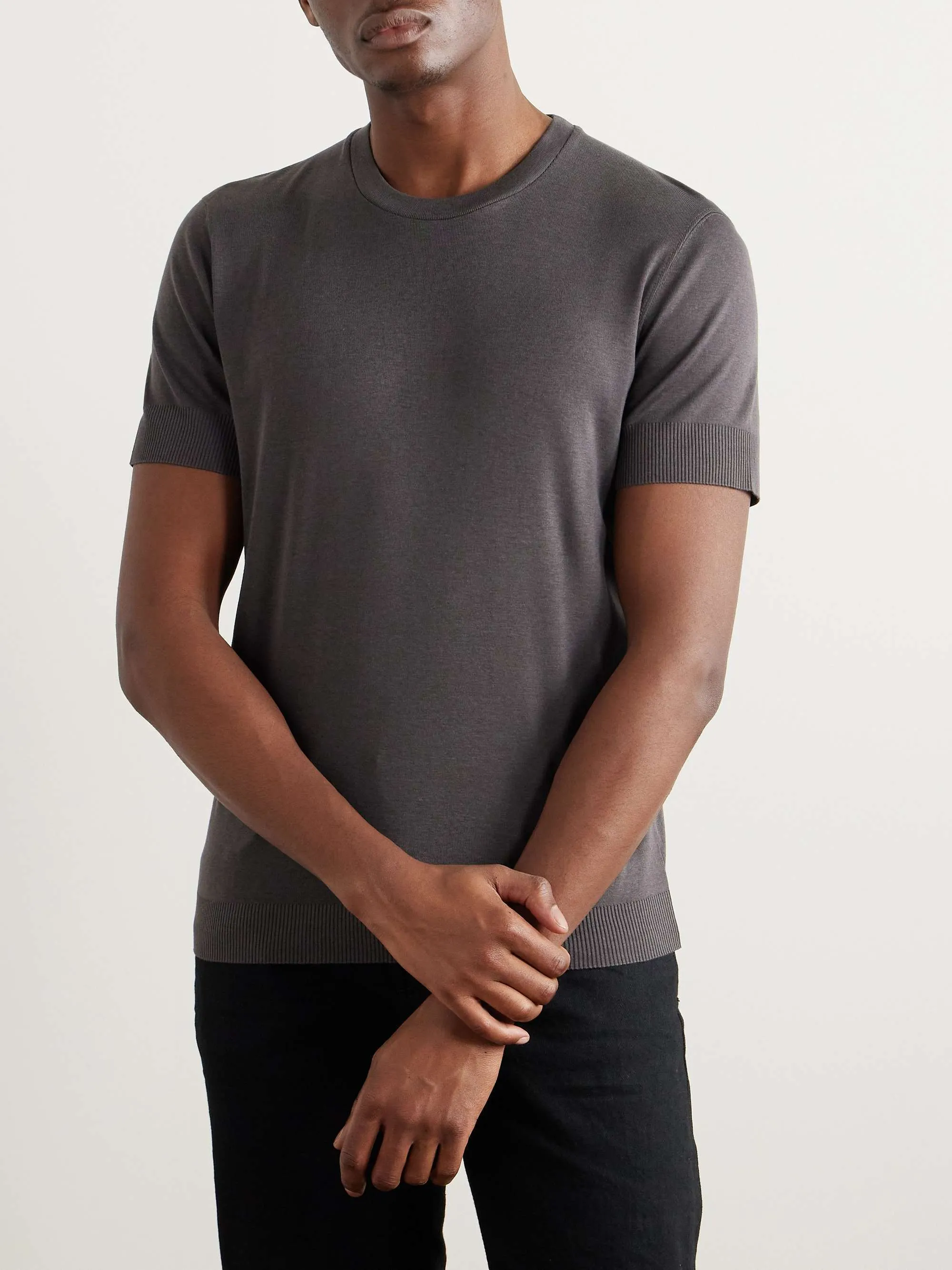 TOM FORD  |Plain Cotton Designers T-Shirts