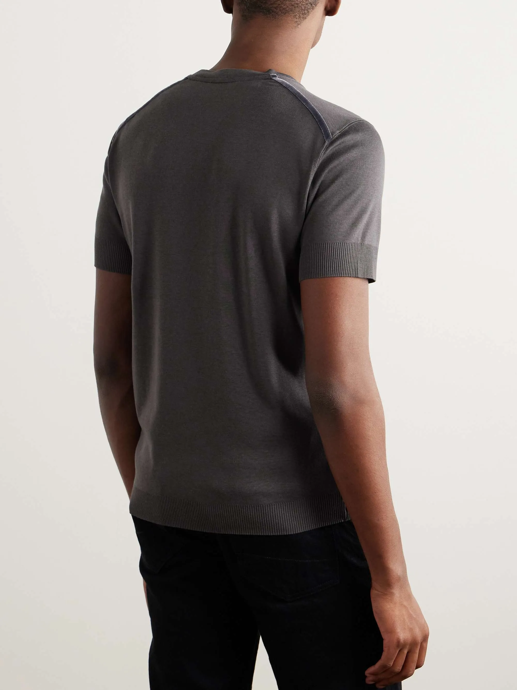 TOM FORD  |Plain Cotton Designers T-Shirts