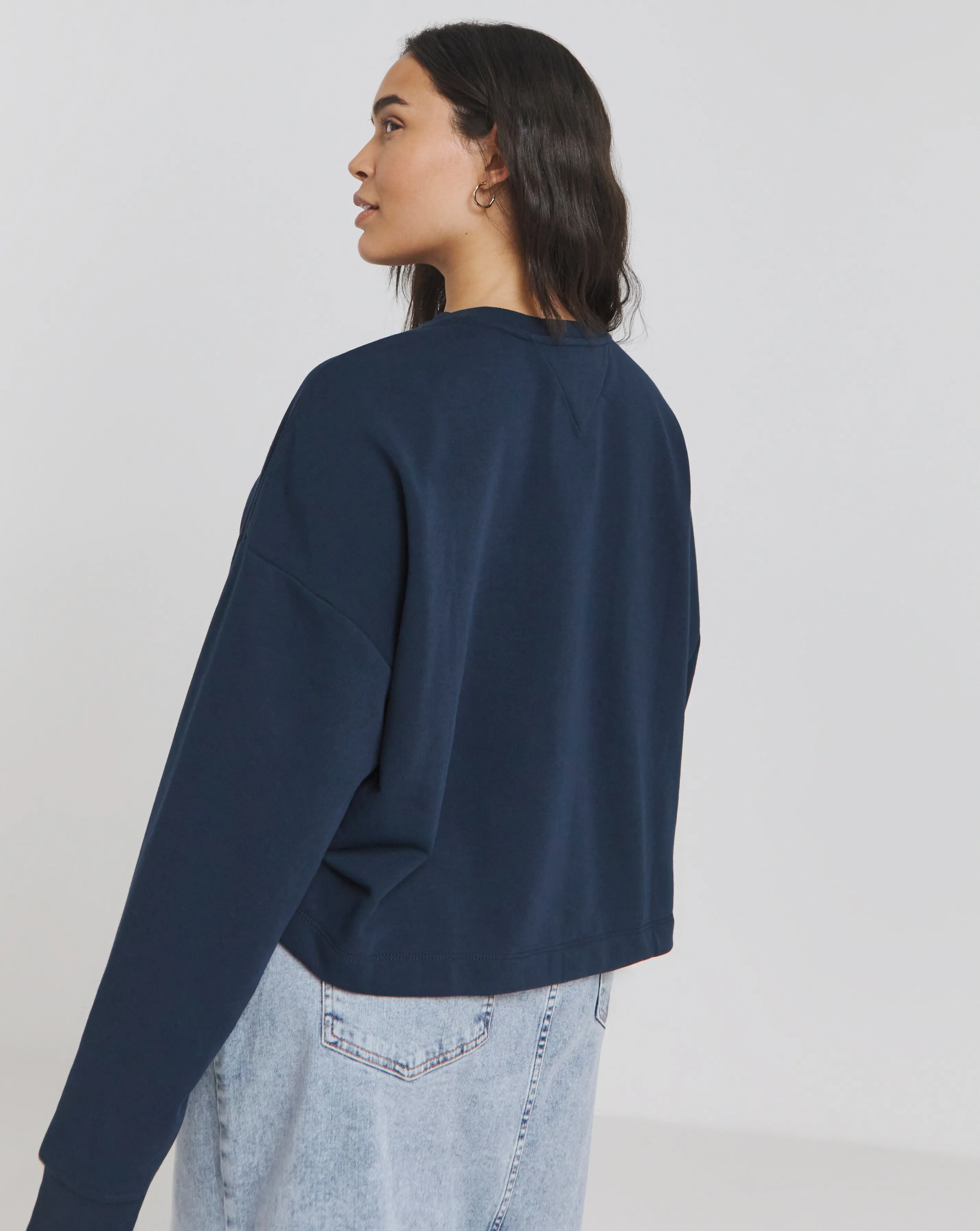 Tommy Jeans Relaxed Essential Logo Jumper | Simply Be