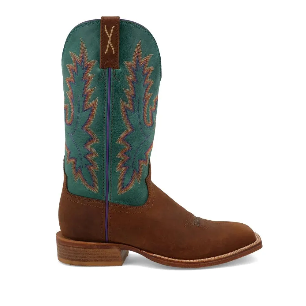 Twisted X Women's Cinnamon and Turquoise 11 Tech X Western Cowgirl Boot WXTL001