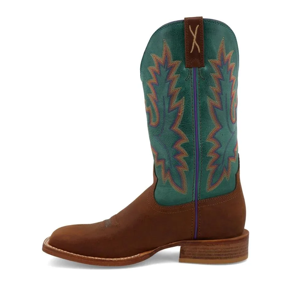 Twisted X Women's Cinnamon and Turquoise 11 Tech X Western Cowgirl Boot WXTL001