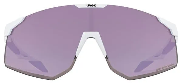 Uvex Pace Perform S CV White/Mirror Pink Glasses