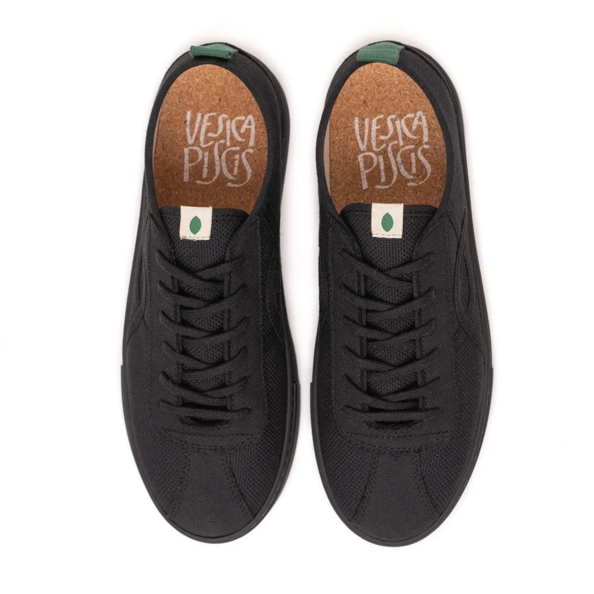 Vegan sneaker black KAF011