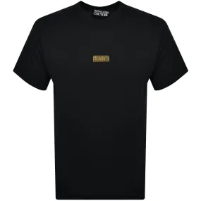 Versace Jeans Couture Logo Patch T Shirt Black