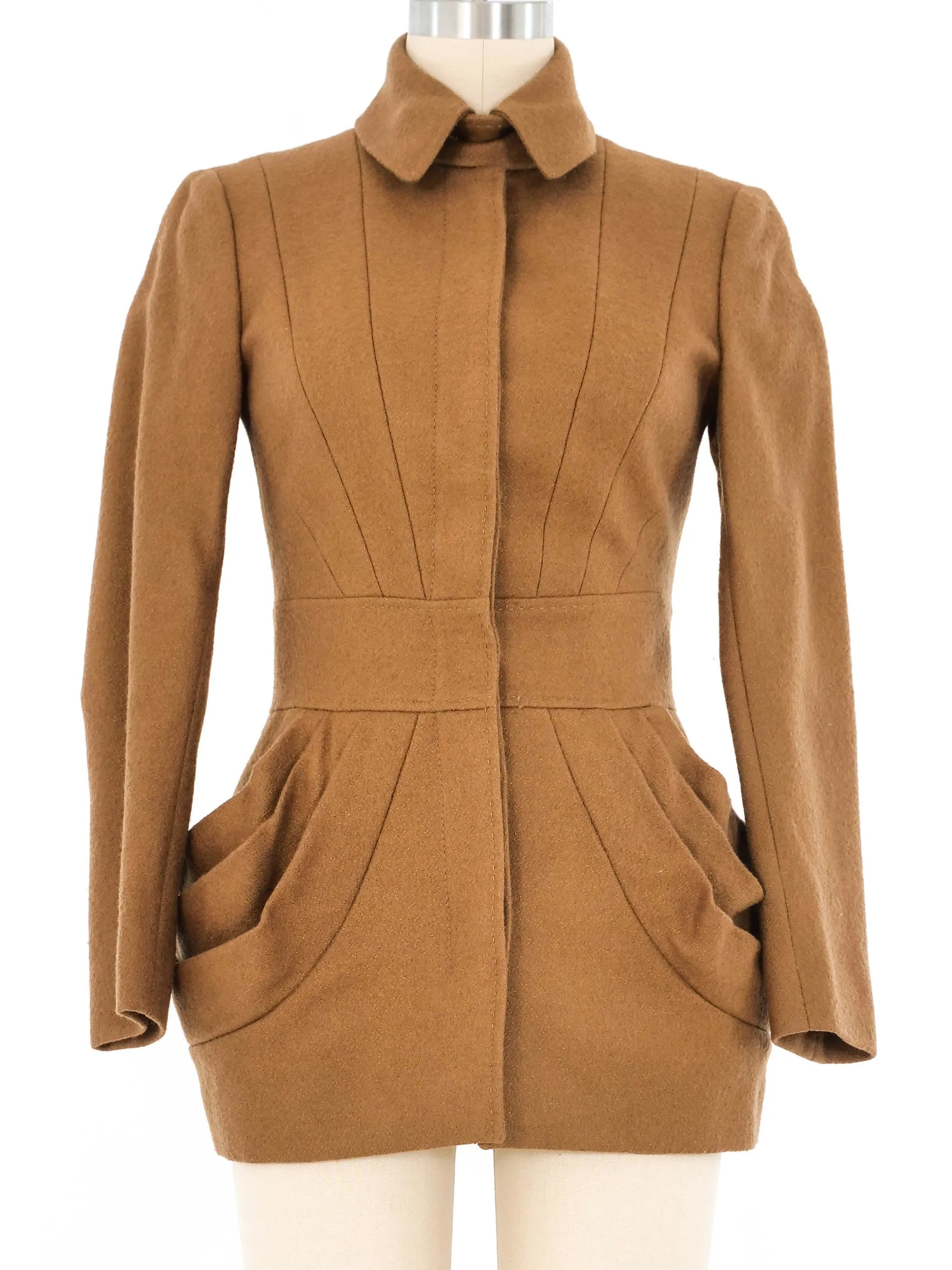 Viktor & Rolf Ruffle Accent Coat