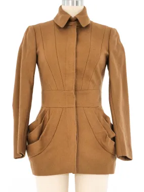 Viktor & Rolf Ruffle Accent Coat