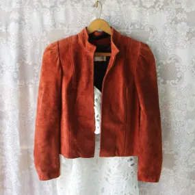 Vintage 70's Rust Suede Jacket