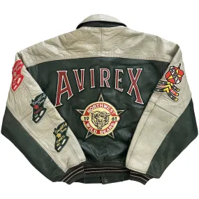 Vintage Avirex Leather Varsity Jacket