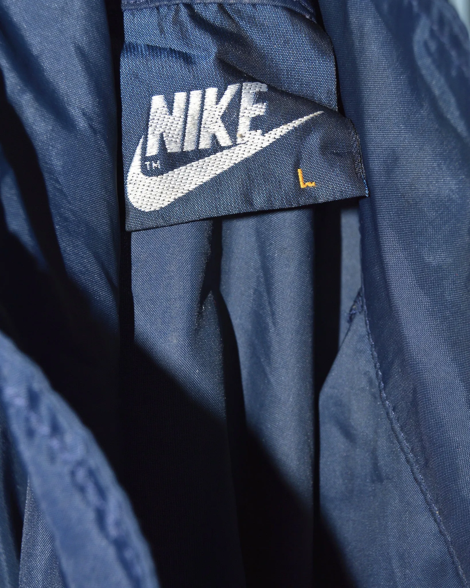 Vintage NIKE Blue Tag Half Zip Windbreaker Jacket sz L