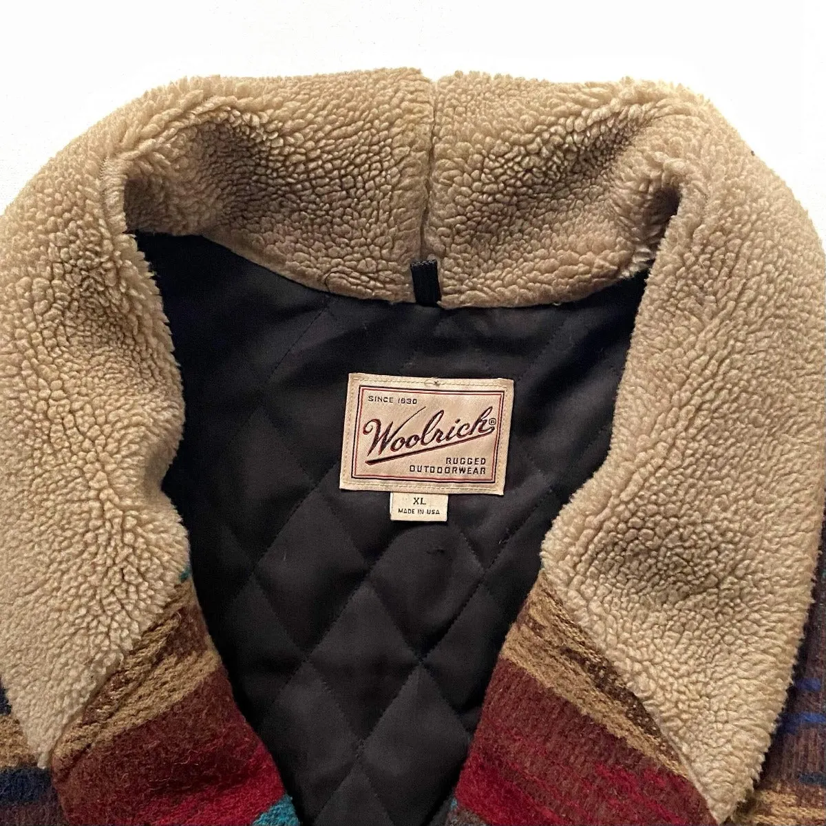 Vintage Woolrich Southwest Wool Shaman Cloak Pea Coat