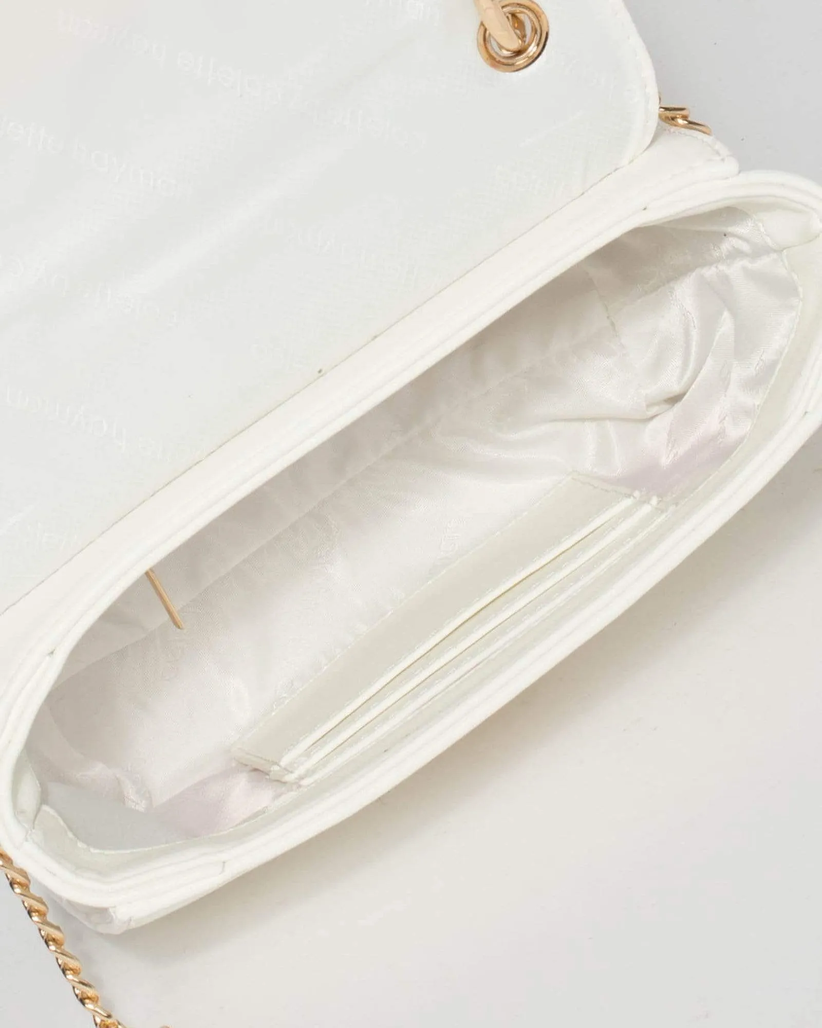 White Esme Crossbody Bag