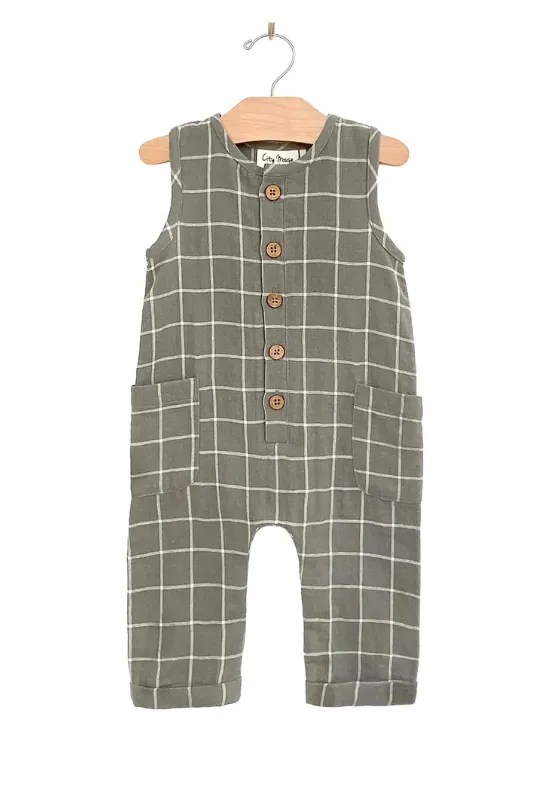 Windowpane Jumpsuit