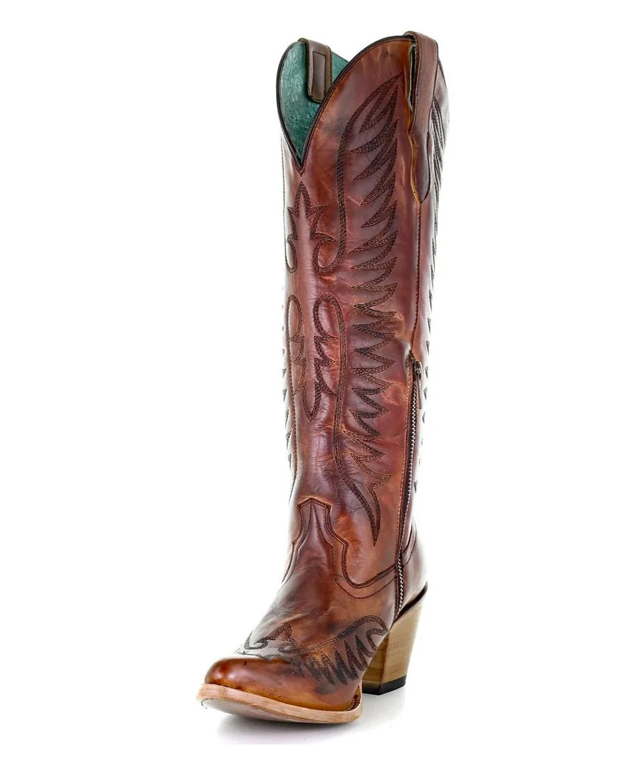 Women's Embroidery Western Boots