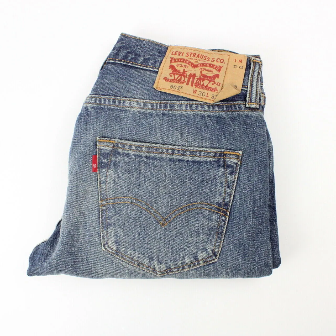 Womens LEVIS 501 Jeans Mid Blue | W30 L25