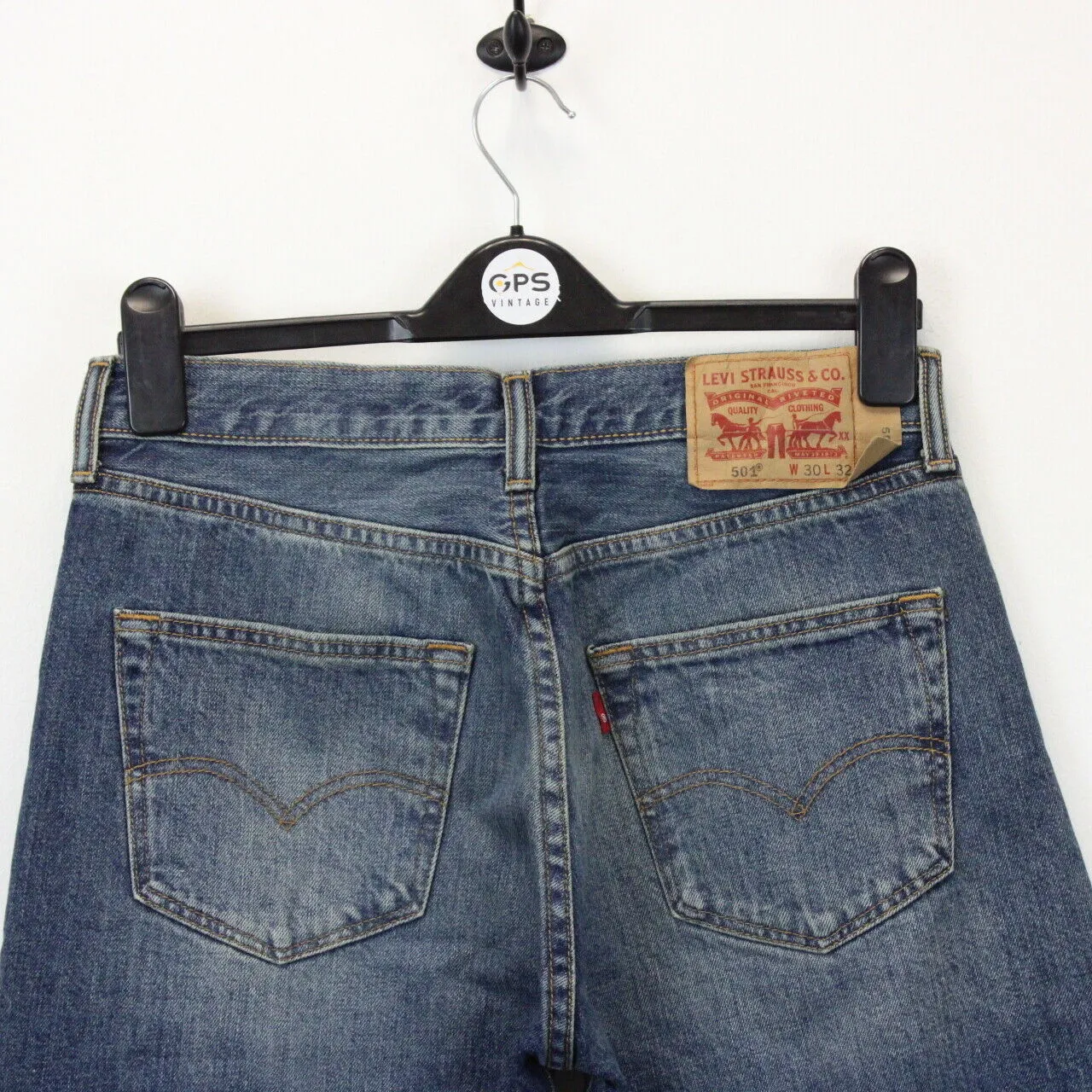 Womens LEVIS 501 Jeans Mid Blue | W30 L25