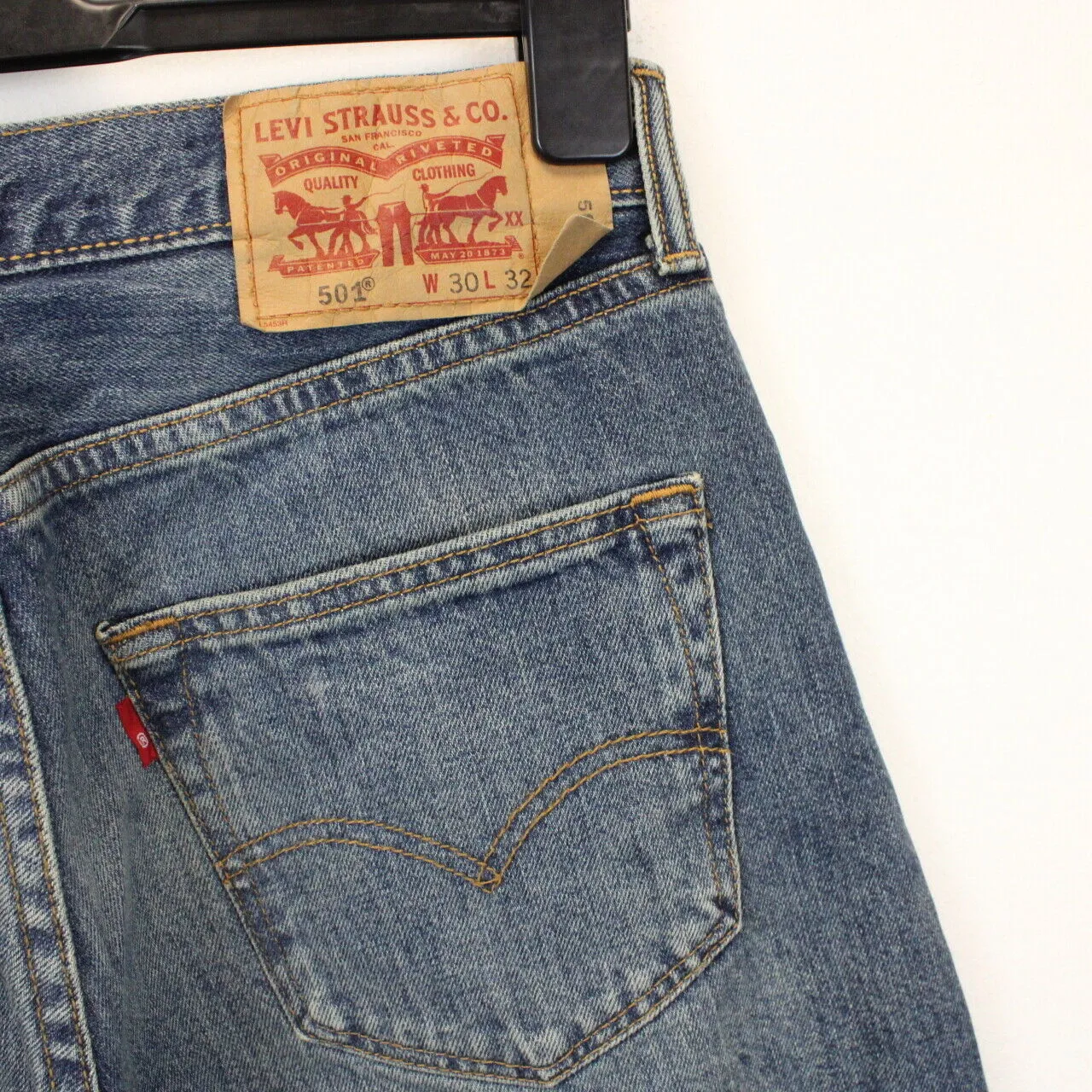 Womens LEVIS 501 Jeans Mid Blue | W30 L25