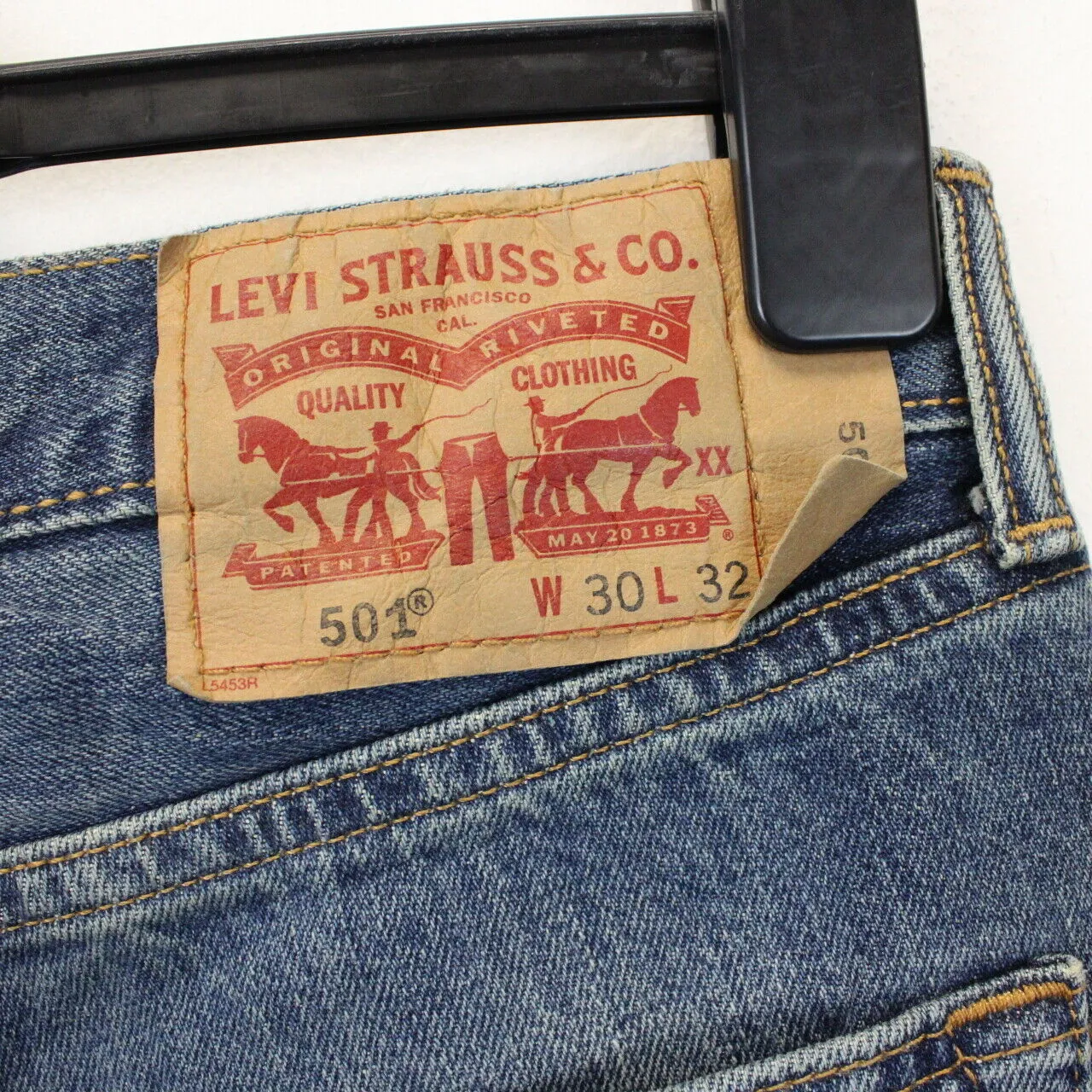 Womens LEVIS 501 Jeans Mid Blue | W30 L25