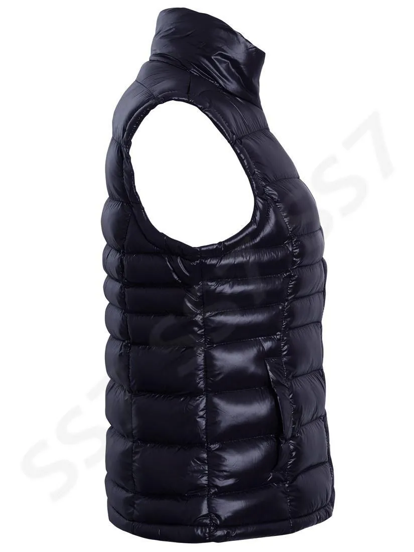 Womens Padded Gilet Bodywarmer Jacket, Black, Navy, Plus Sizes 18 to 24