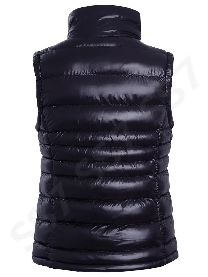 Womens Padded Gilet Bodywarmer Jacket, Black, Navy, Plus Sizes 18 to 24