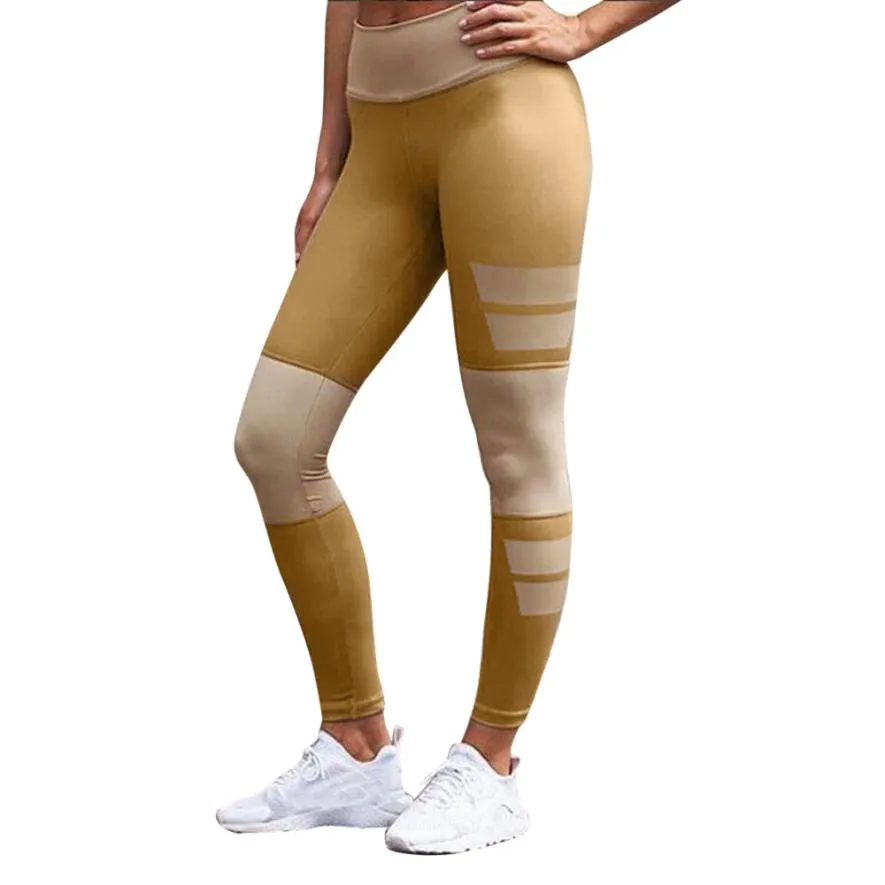 Workout Leggings Women Fitness Patchwork Leggings High Waist Leggings Fitness Feminino Ropa Deportiva Mujer#0521 SM6