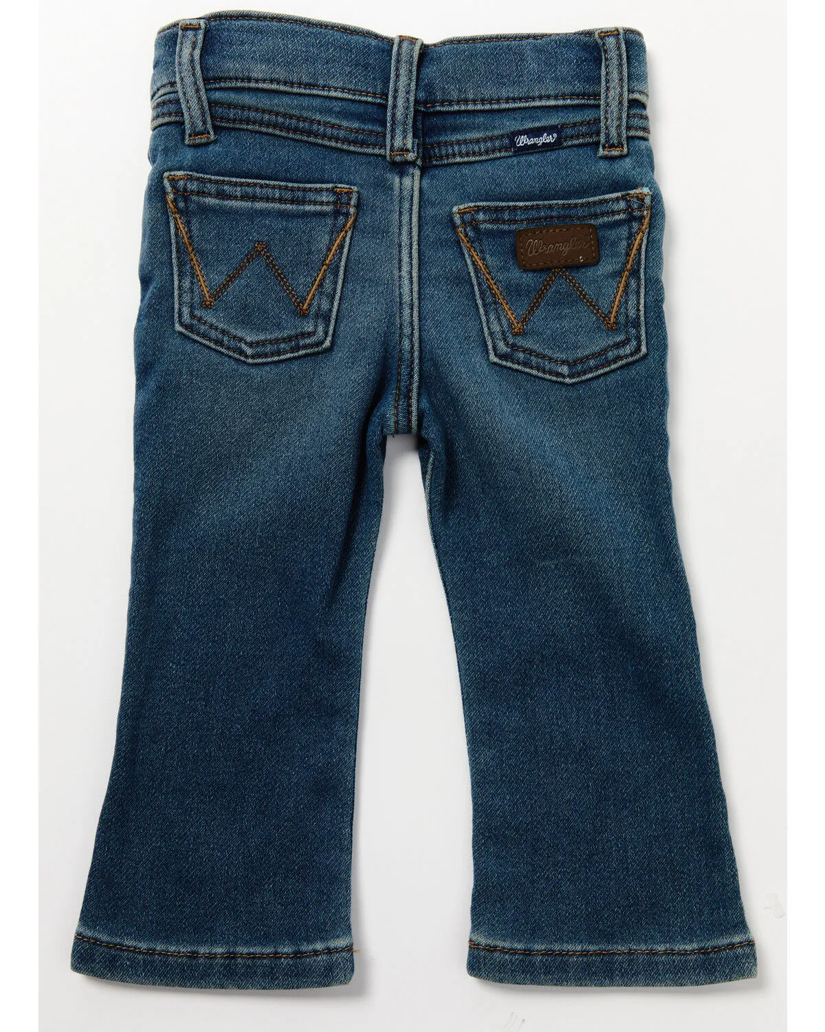 Wrangler Infant Boys' Medium Wash Knit Straight Denim Jeans