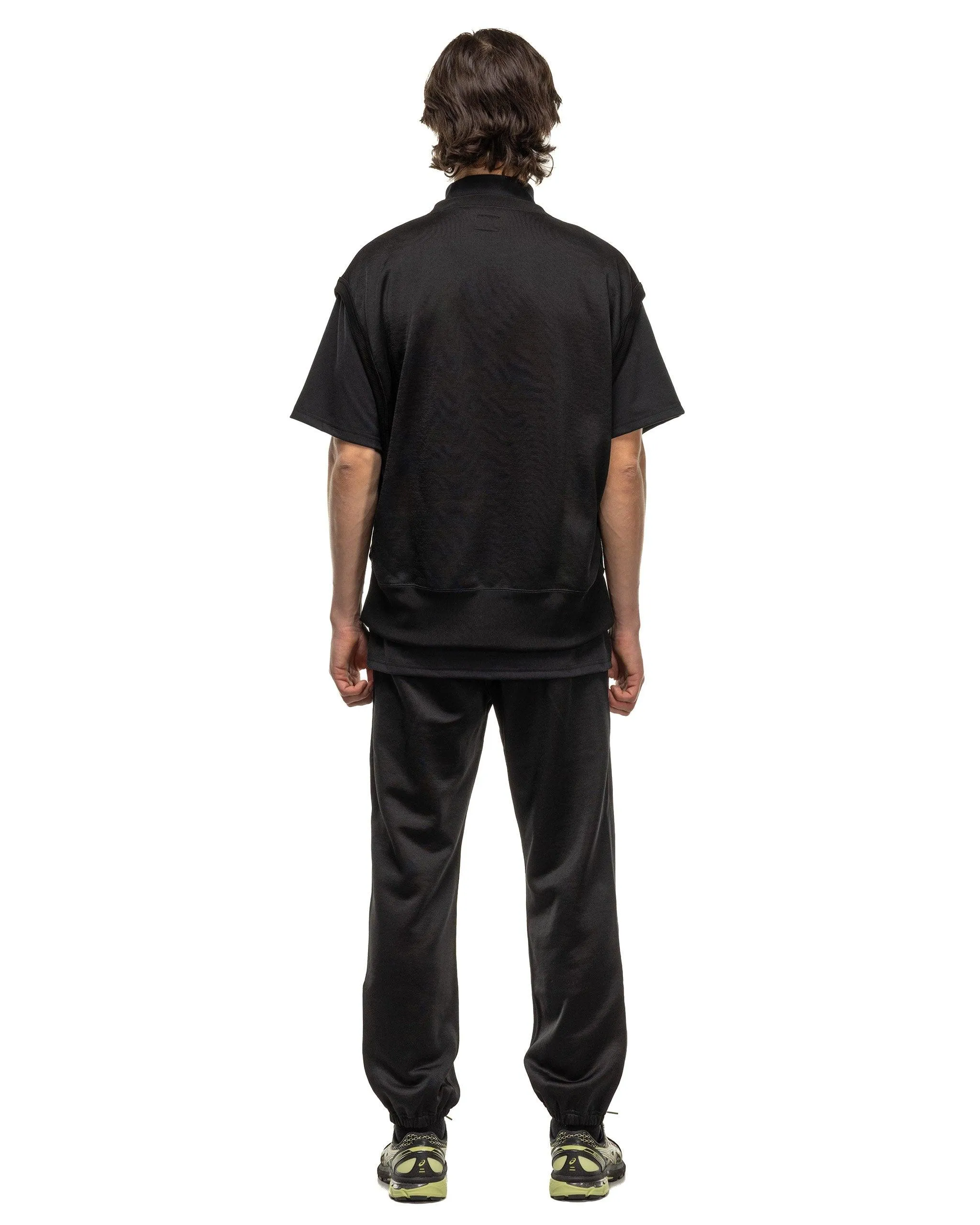 Zipped Sweat Pant - C/PE Bright Jersey Black